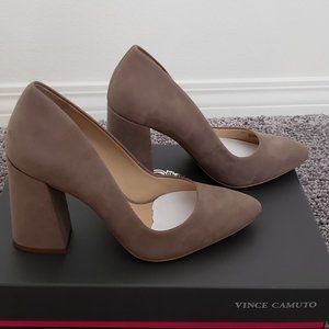 VC Talise Block Heels - Beige, Size 5.5